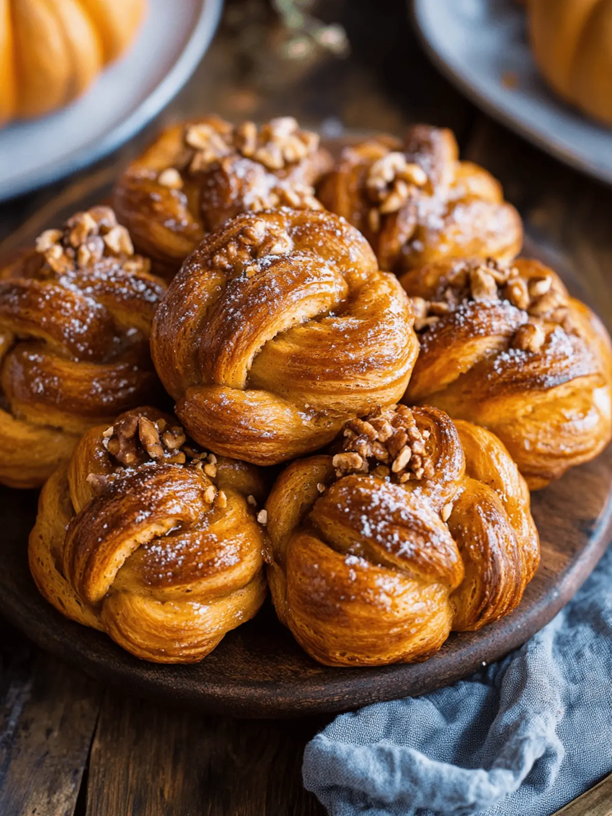 Spiced Pumpkin Butter Knots