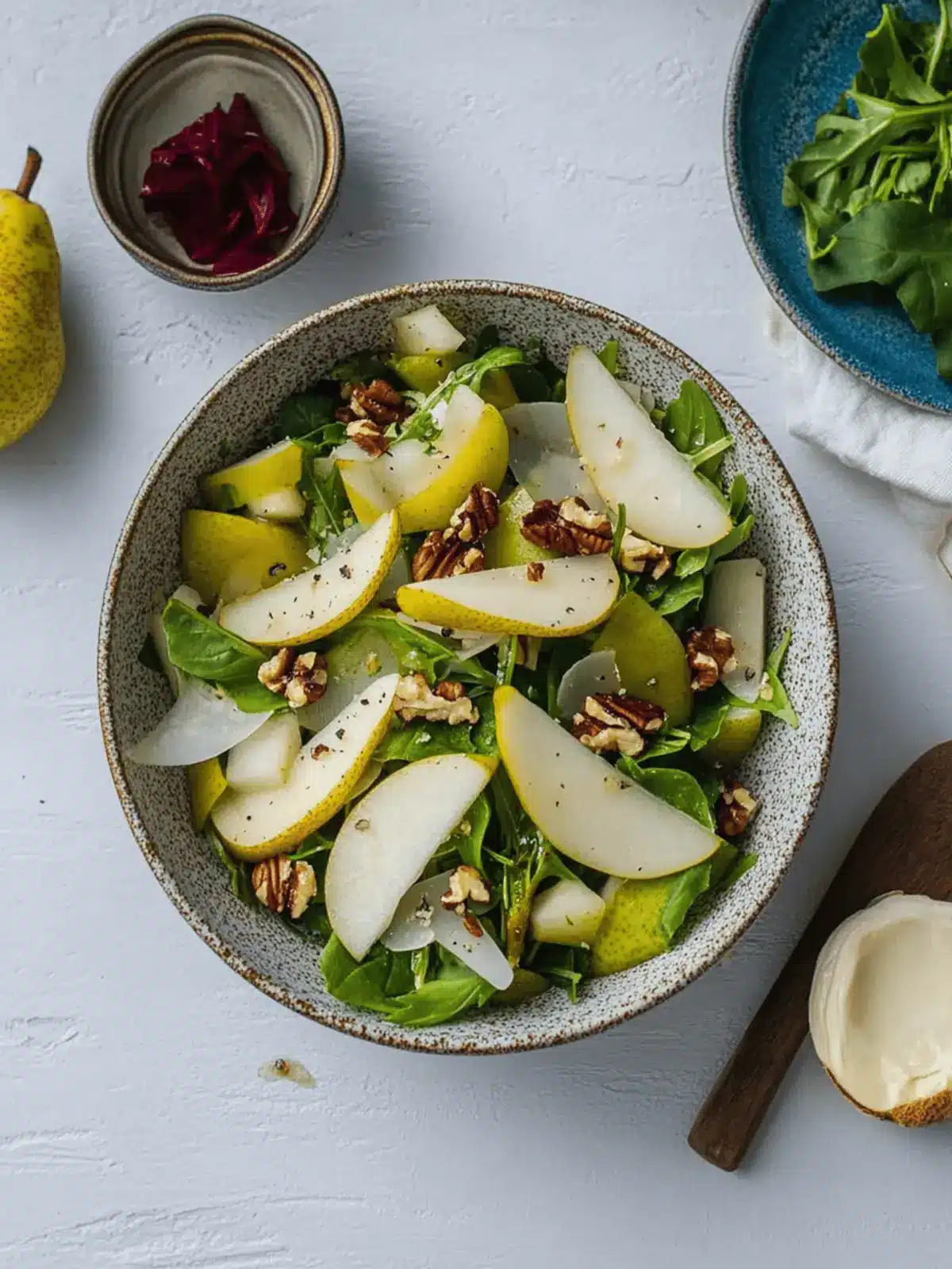 Pear and Walnut Salad: Refreshing Twist for Busy Days 2 Pear and Walnut Salad