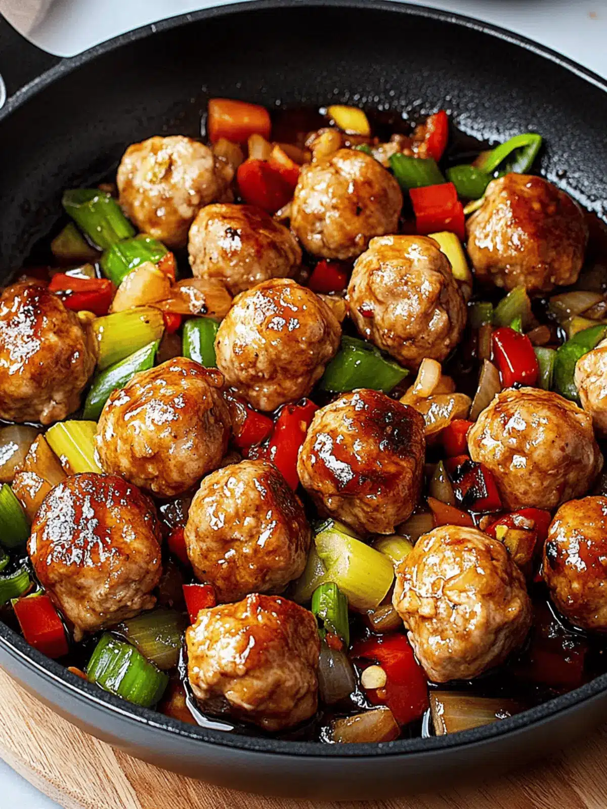 Kung Pao Chicken Meatballs
