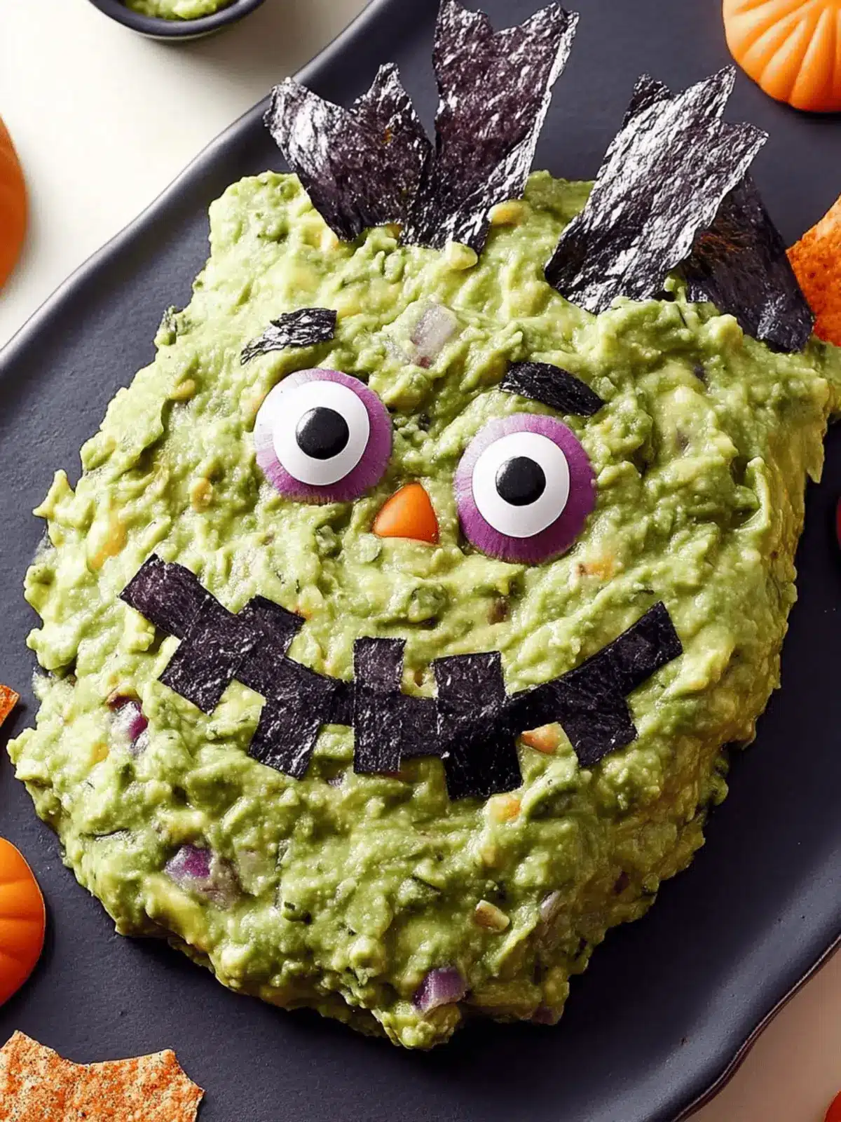 Halloween Guacamole That Thrills: A Spooky Healthy Snack 3 Halloween Guacamole
