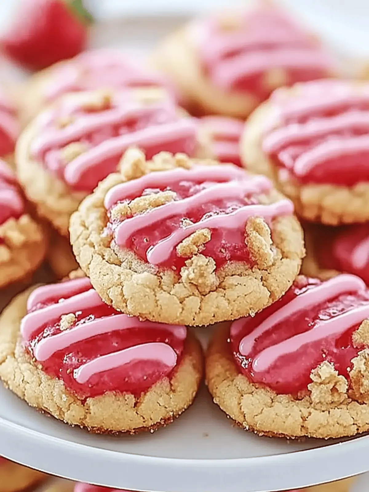 Strawberry Crunch Cookies