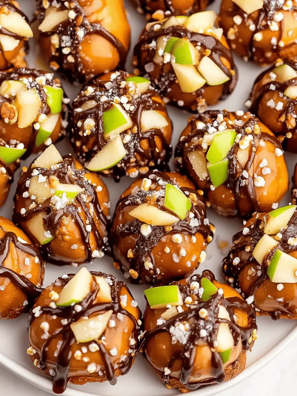 Caramel Apple Pretzel Bites: Sweet, Salty Fall Delight 2 Caramel Apple Pretzel Bites