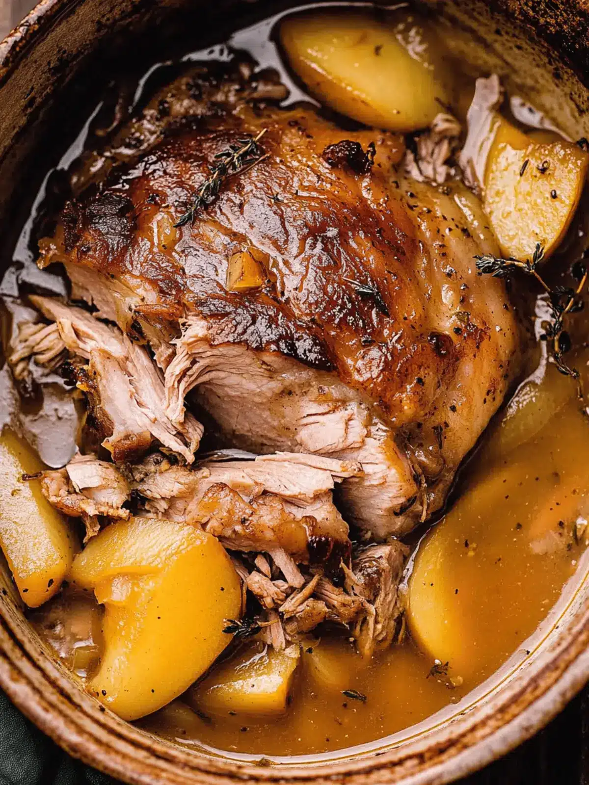 Apple Cider Braised Pork Shoulder