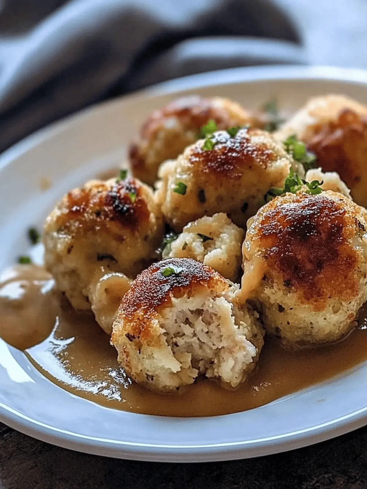 Turkey stuffing Balls