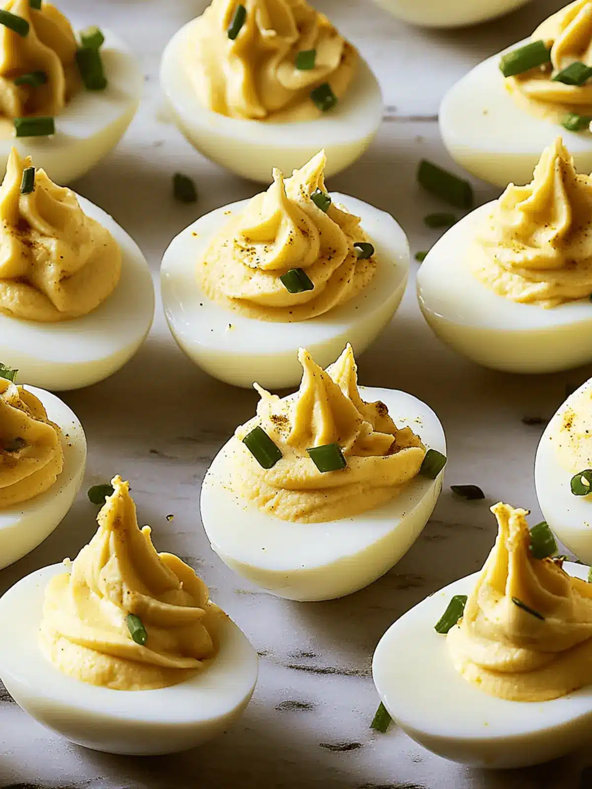 Sour Cream & Onion Deviled Eggs