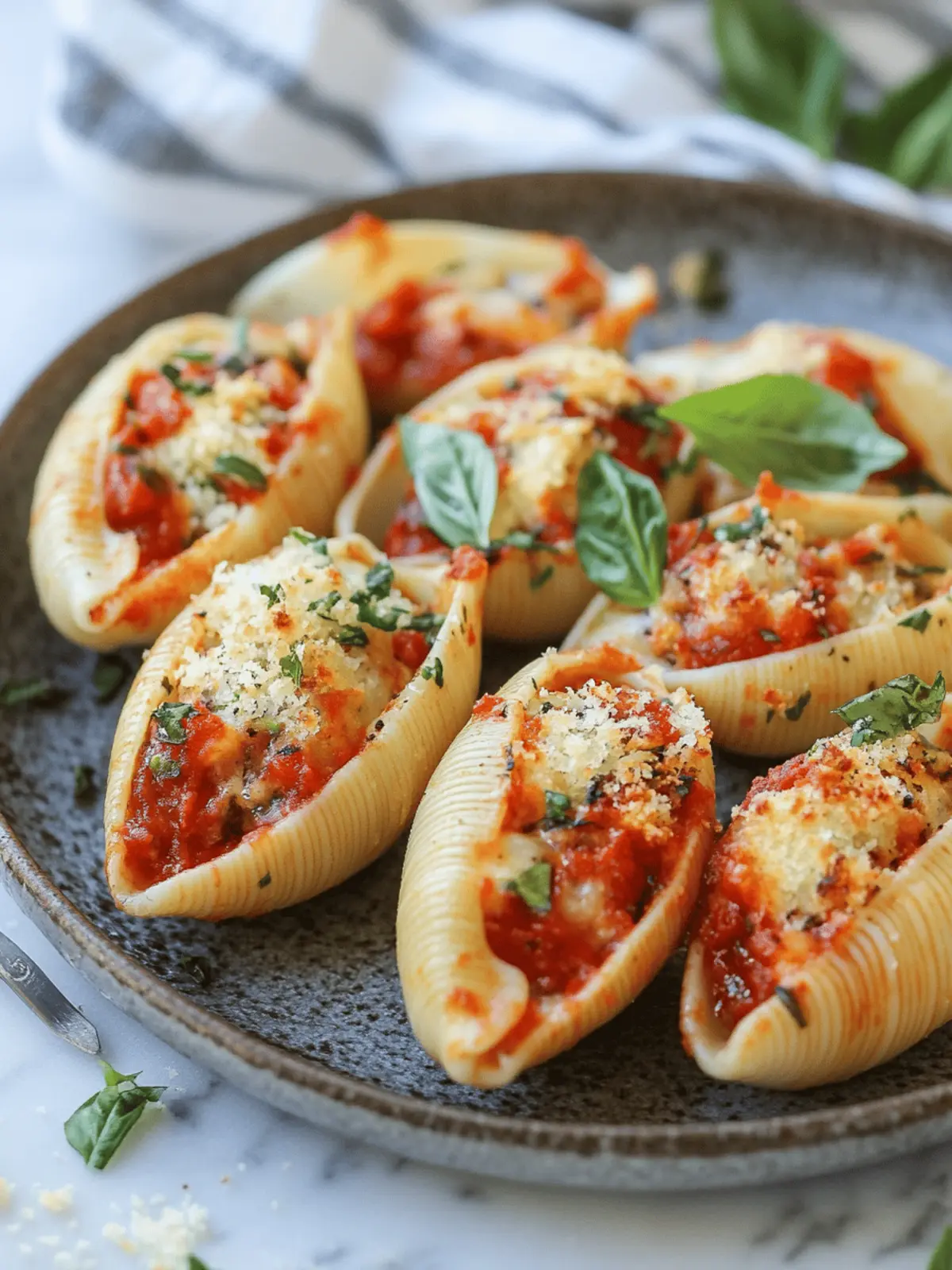 Zombie Guts Stuffed Shells