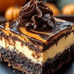 Pumpkin Cheesecake Brownies