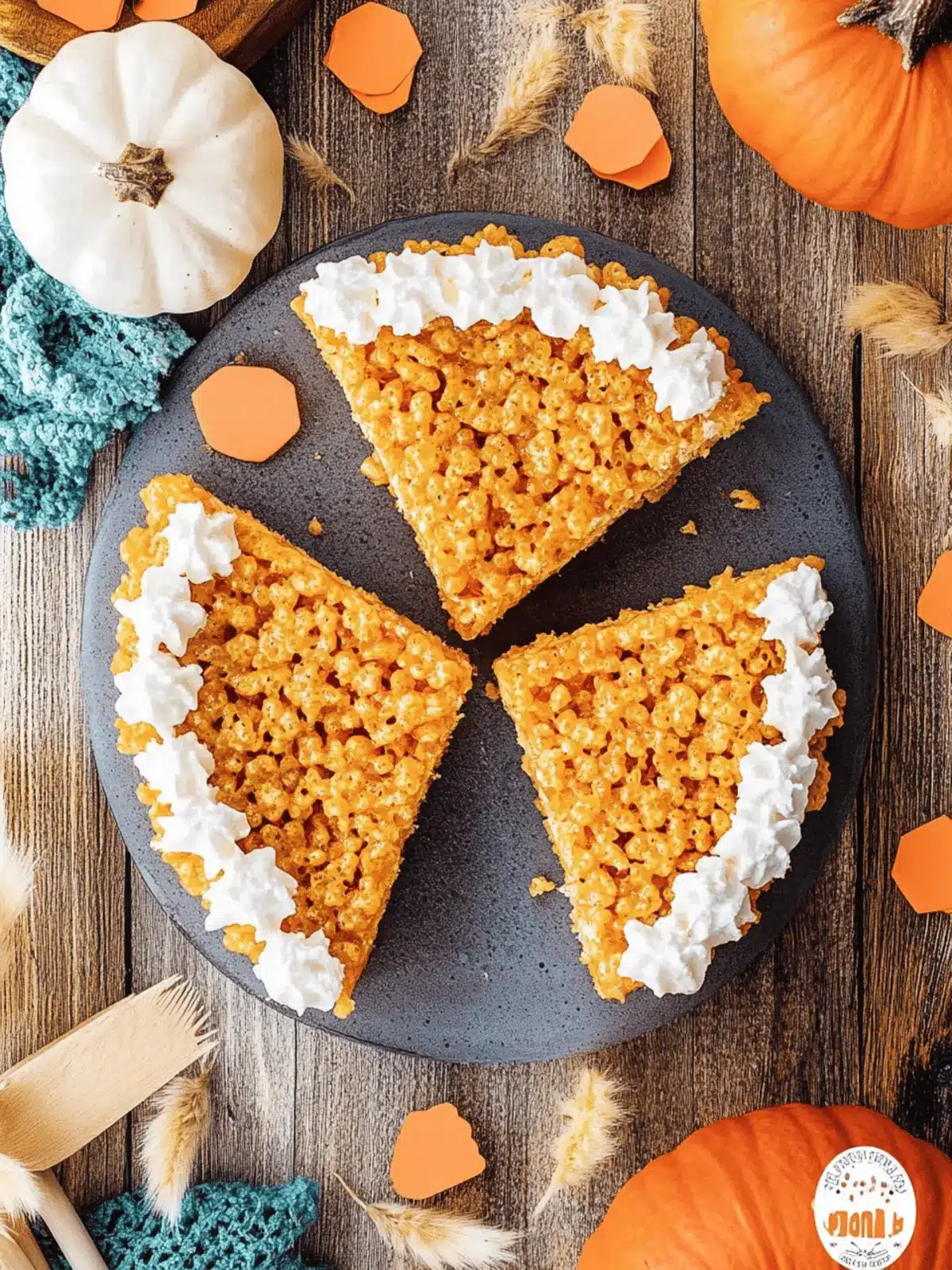 Pumpkin Pie Rice Krispies Treats that Wow Your Holiday Guests 4 Pumpkin Pie Rice Krispies Treats