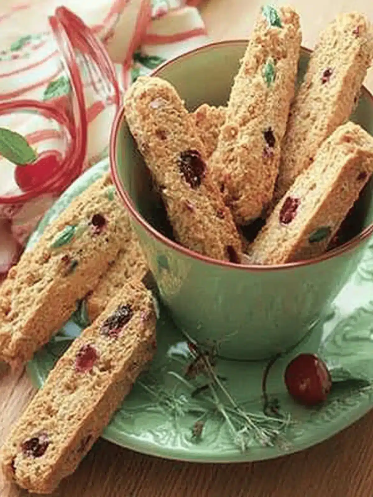 Almond Cherry Biscotti