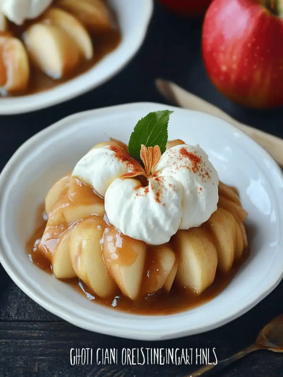 Irresistible Bloomin' Apples with Gooey Caramel Delight 2 Bloomin’ Apples