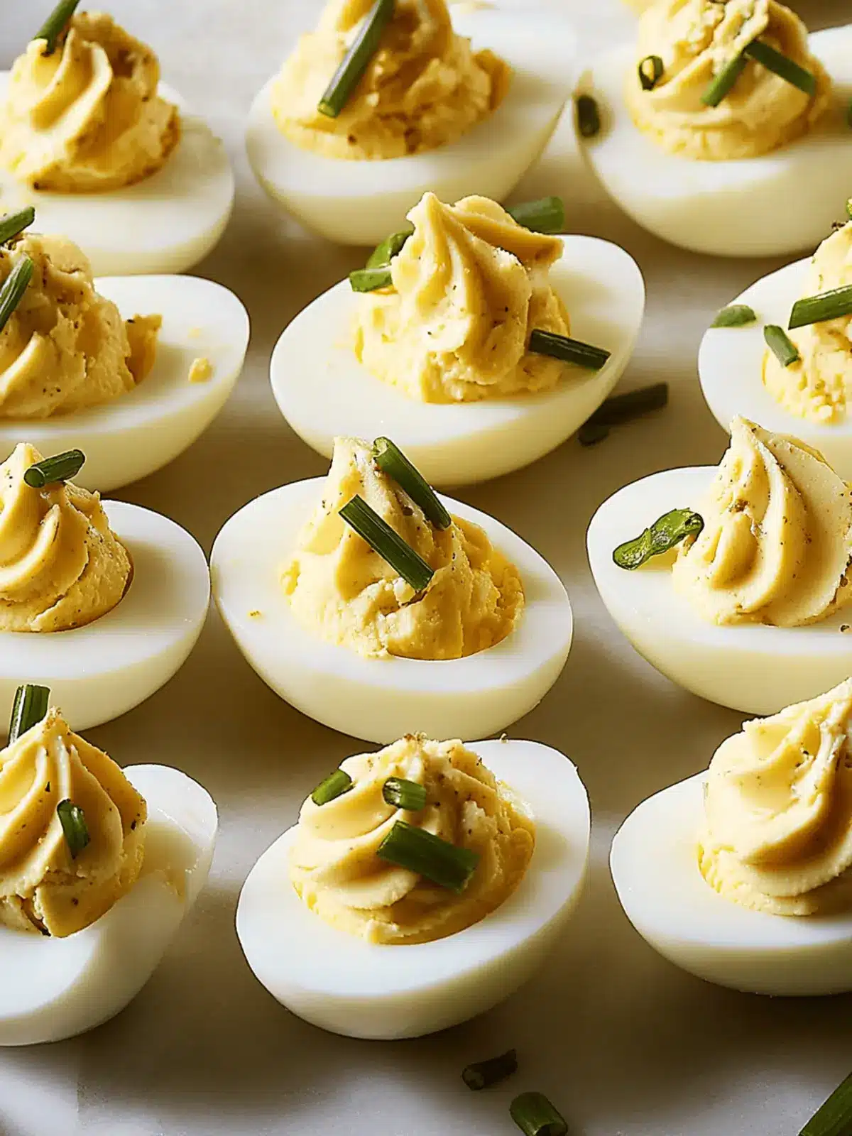 Sour Cream & Onion Deviled Eggs