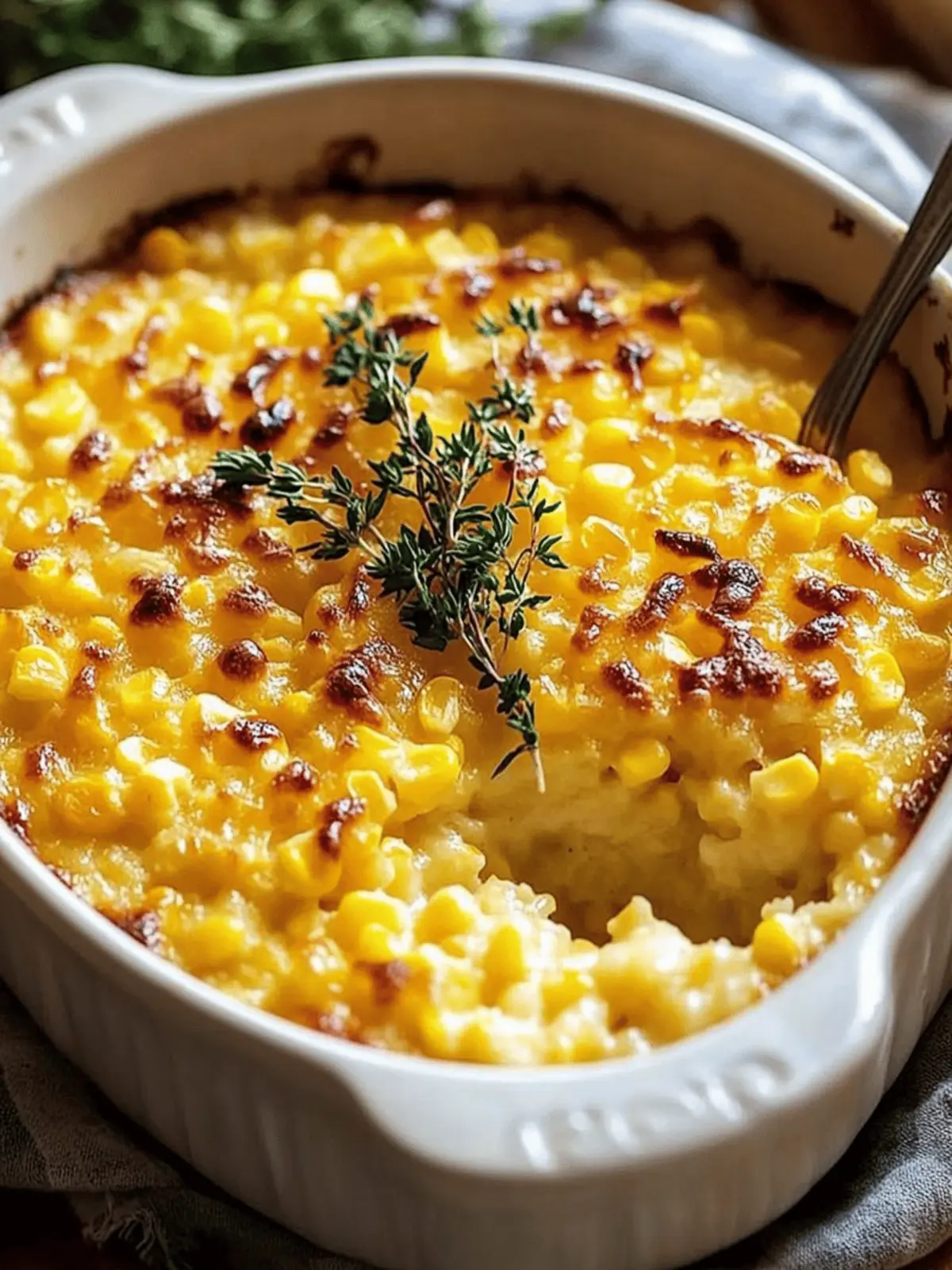 Sweet Corn Pudding
