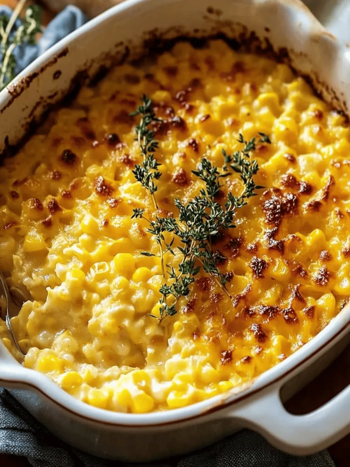 Sweet Corn Pudding