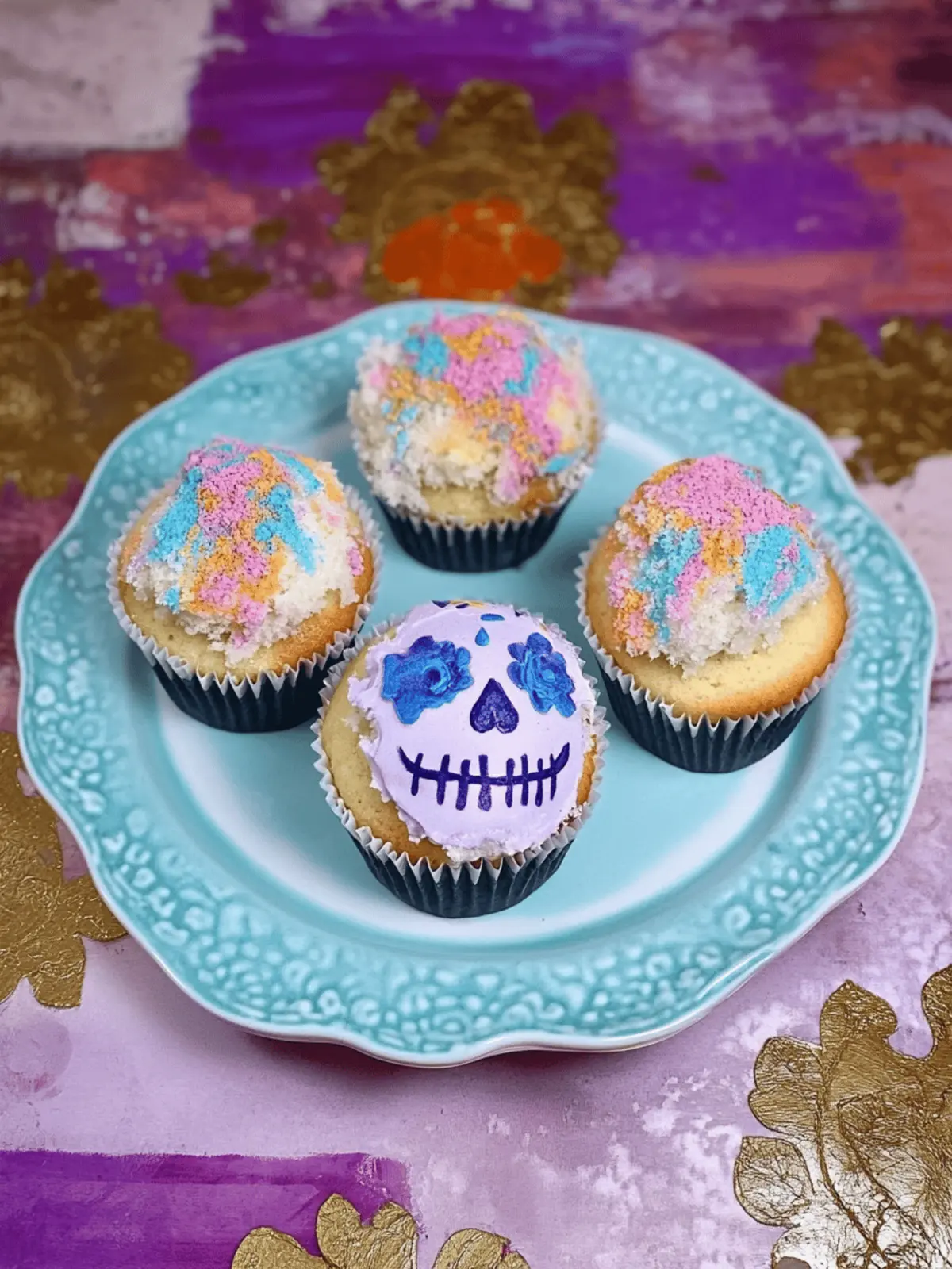 Irresistible Pan de Muerto Cupcakes for Your Sweet Celebrations 5 Pan de Muerto Cupcakes