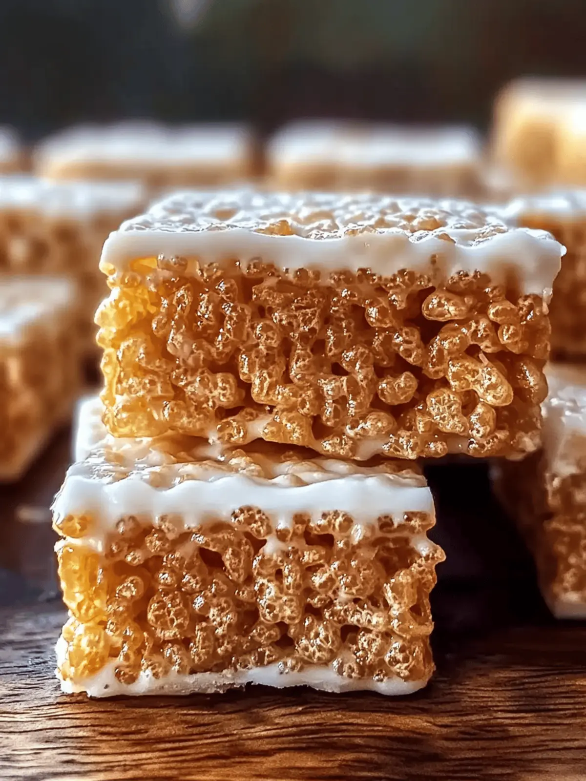 Gingerbread Rice Krispie Treats