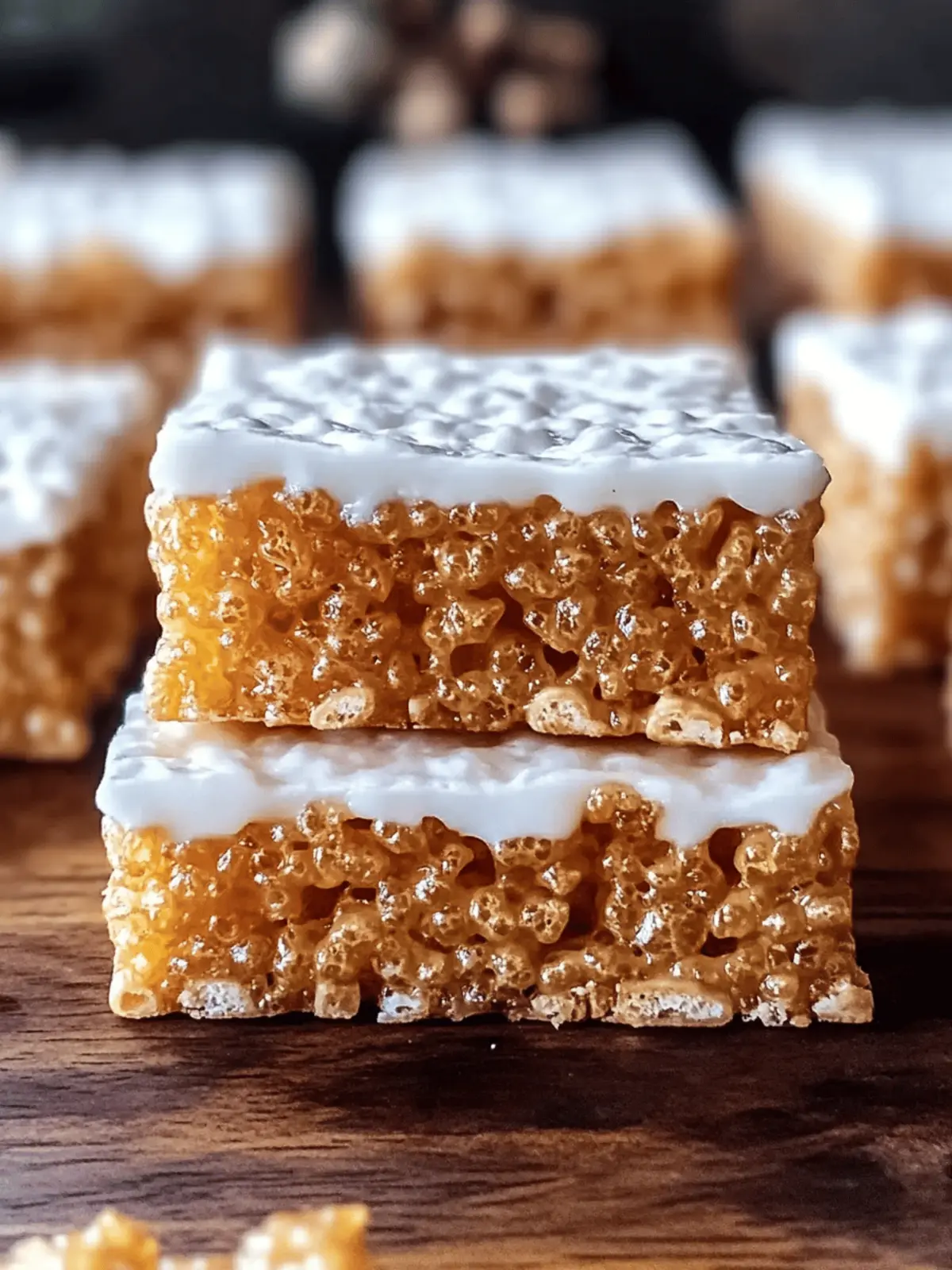 Gingerbread Rice Krispie Treats