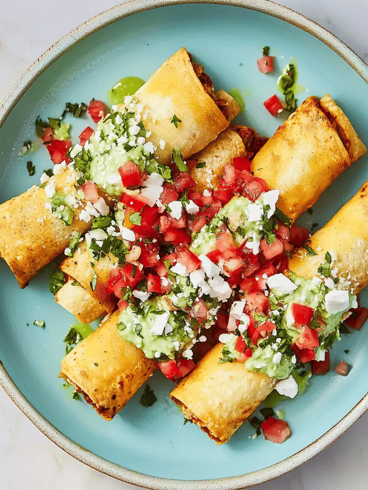 Spicy Chicken Taquitos