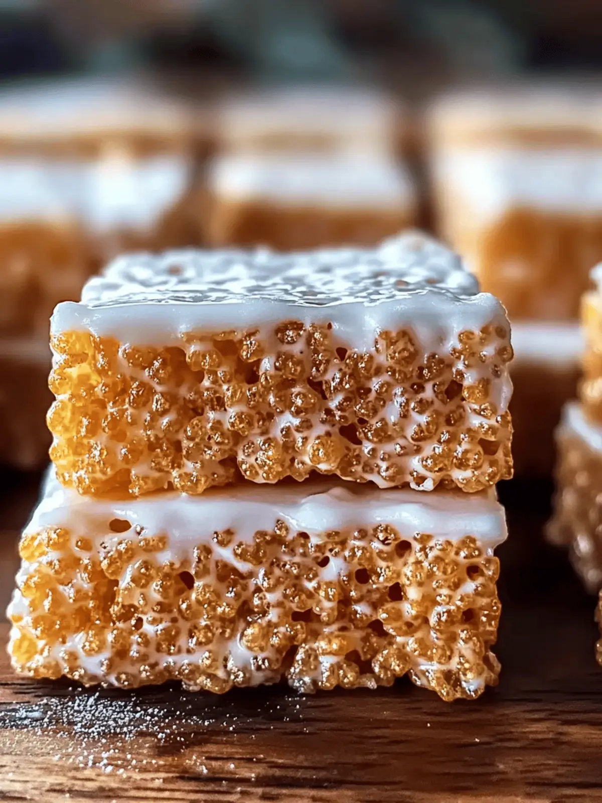 Gingerbread Rice Krispie Treats