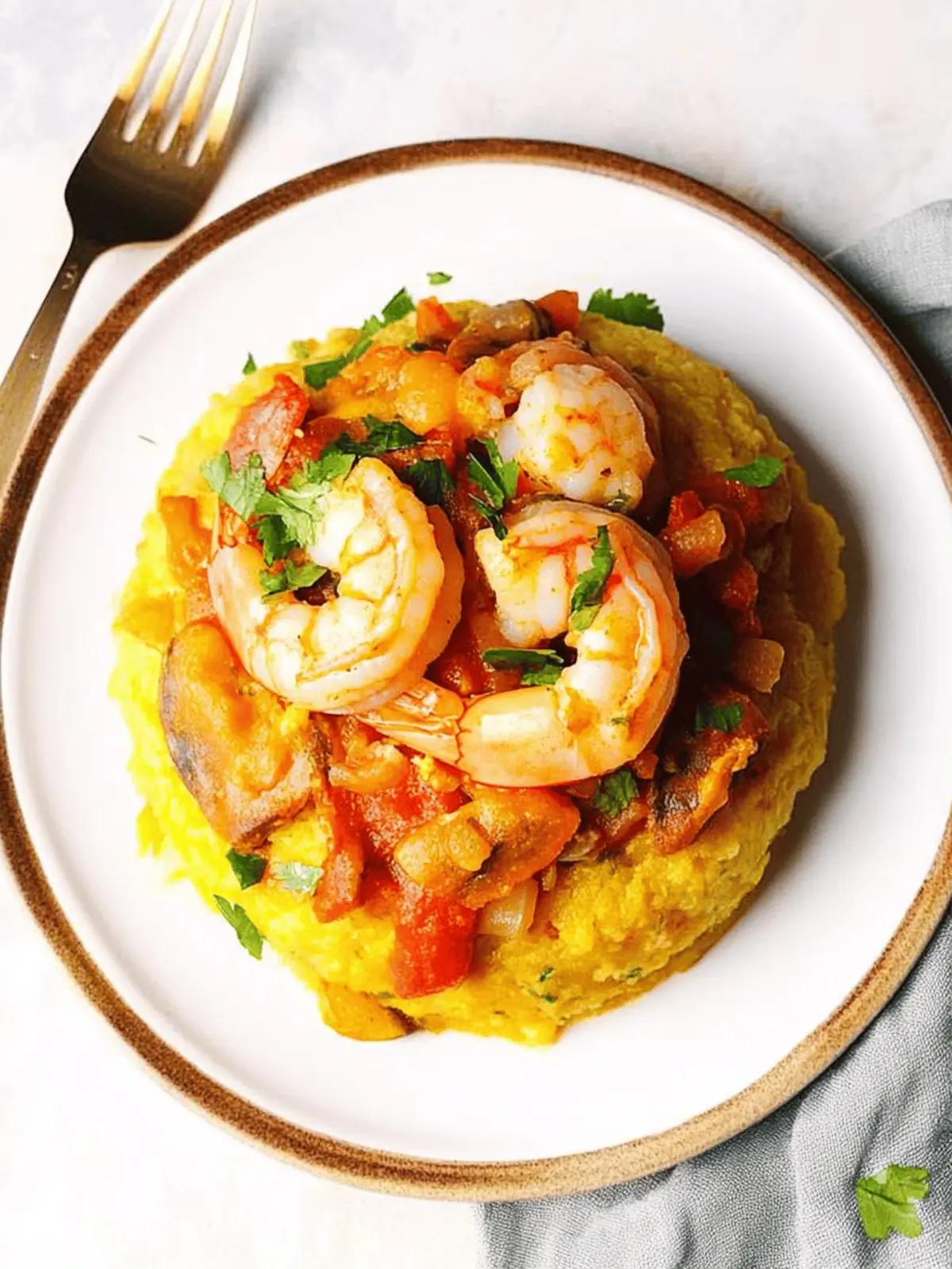 Mofongo with Shrimp