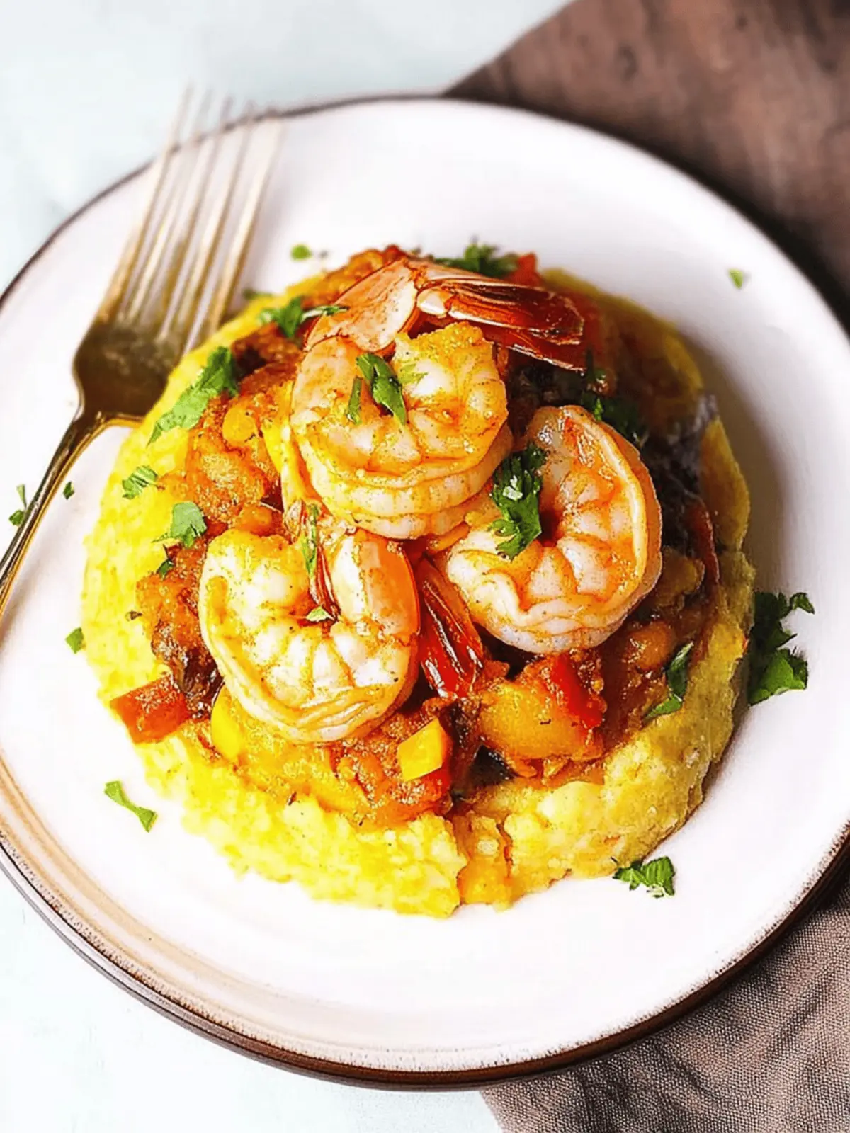 Mofongo with Shrimp