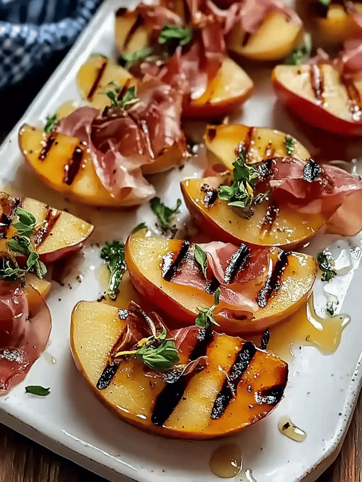 Grilled Apples with Prosciutto and Honey for a Sweet Savory Treat 2 Grilled Apples with Prosciutto and Honey (Sweet & Savory)
