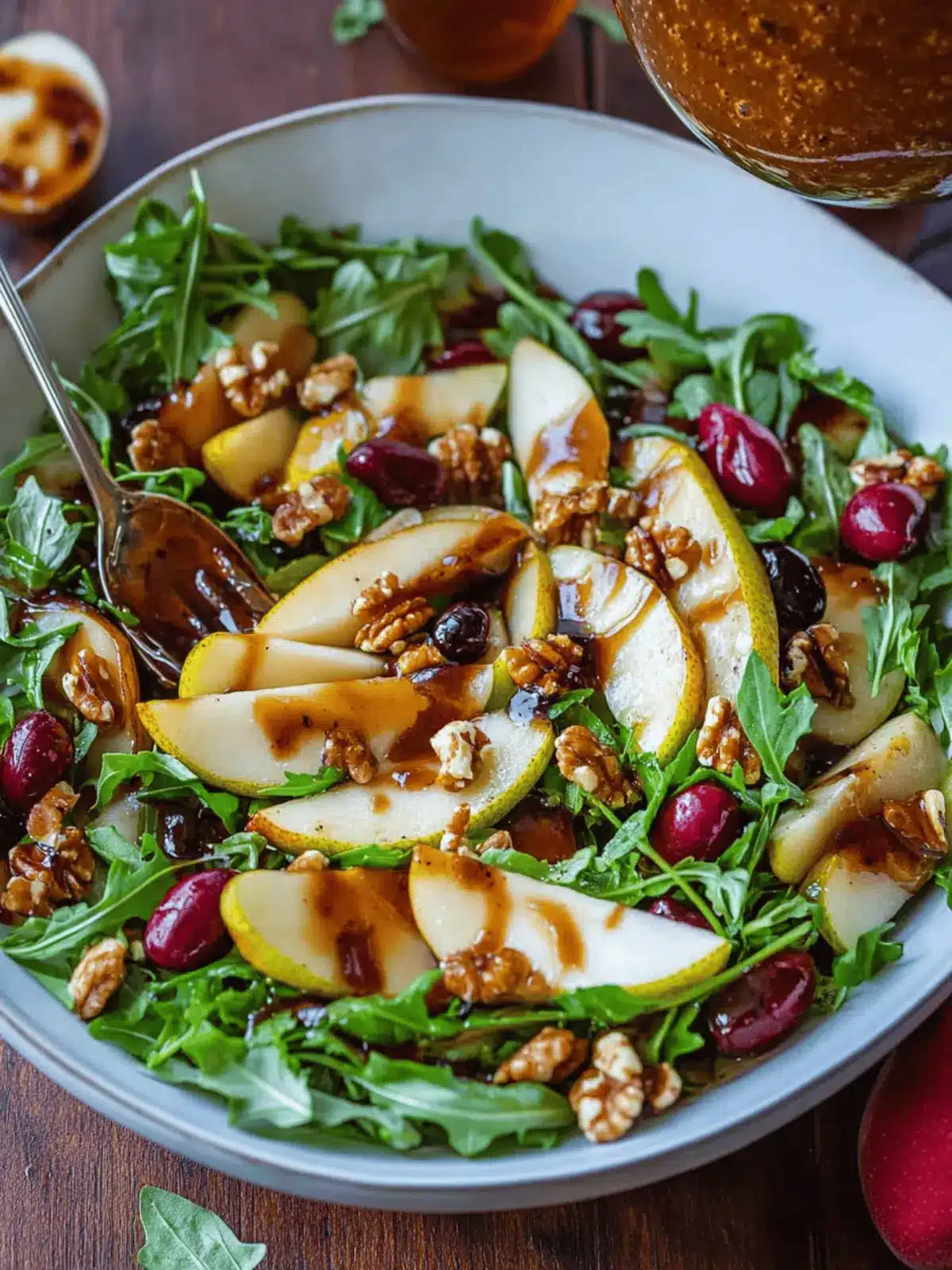 Pear Salad with Balsamic Vinaigrette