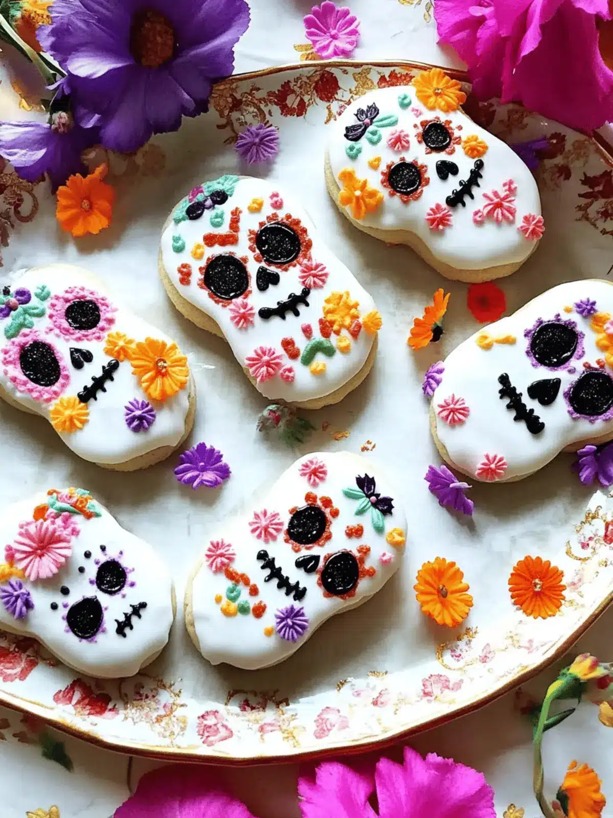 Delightful Sugar Skull Cookies for Day of the Dead Fun 2 Sugar Skull Cookies for Day of the Dead