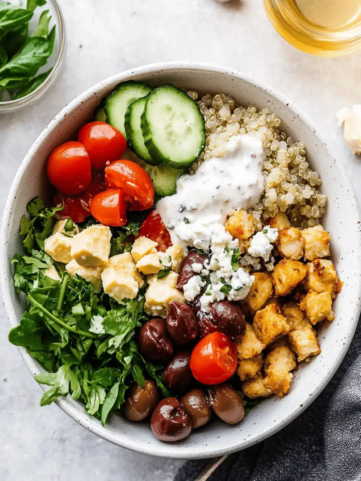 Delicious Mediterranean Quinoa Bowl for a Healthy Glow 2 Mediterranean Quinoa Bowl