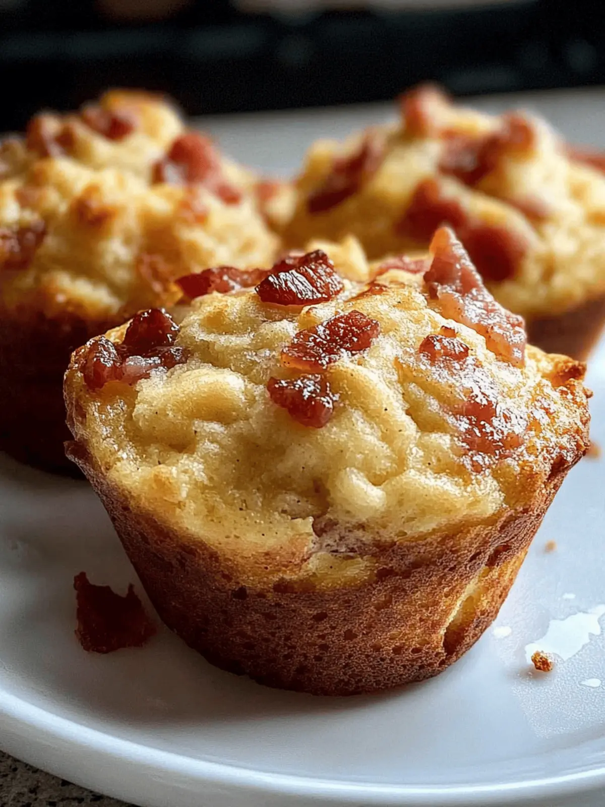 Maple Bacon Pancake Muffins