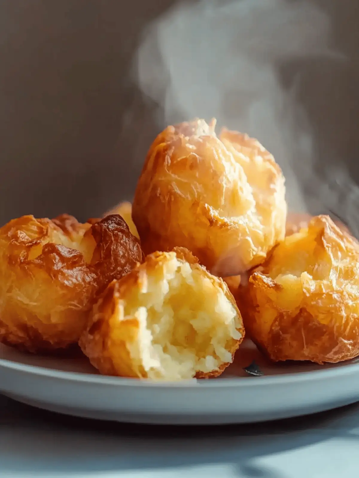Crispy Mashed Potato Cheese Puffs