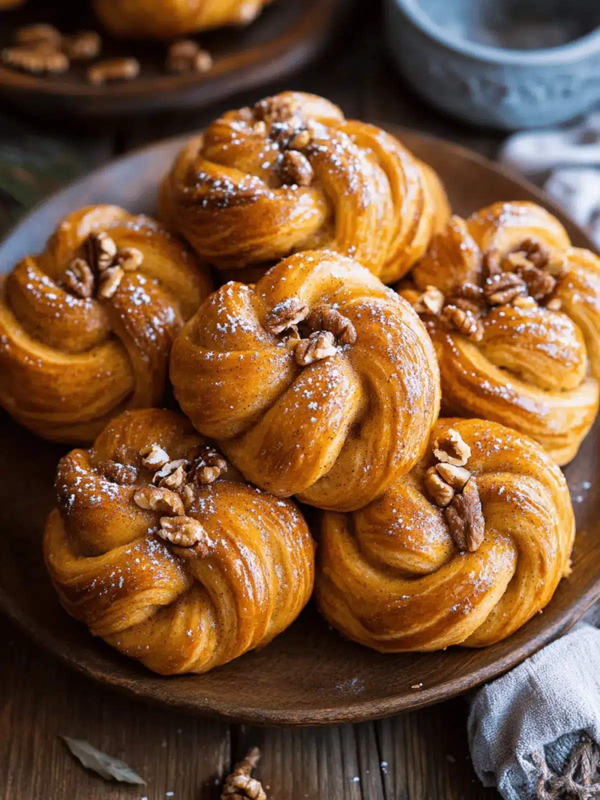 Spiced Pumpkin Butter Knots