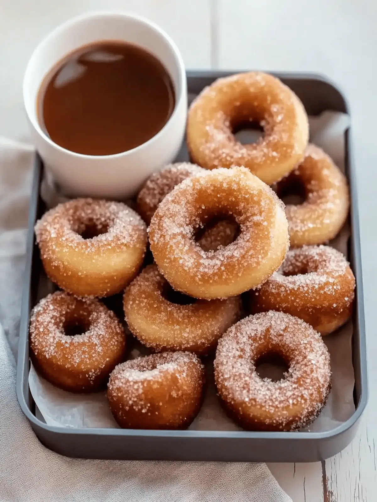 Sweet Churro Donut Bites