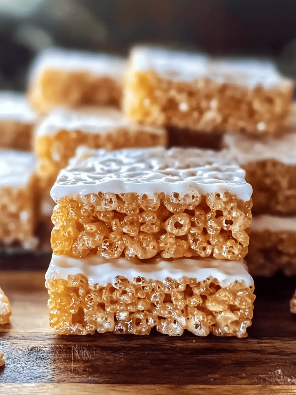 Gingerbread Rice Krispie Treats