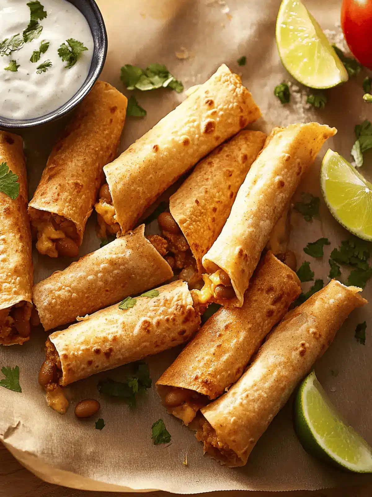Bean & Cheese Taquitos