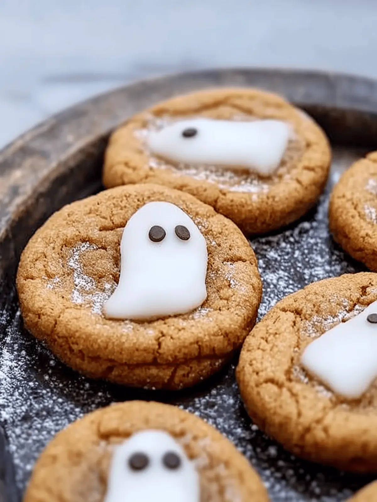 Spooky Ghost Brown Butter Pumpkin Cookies for Fall Fun 4 Spooky Ghost Brown Butter Pumpkin Cookies
