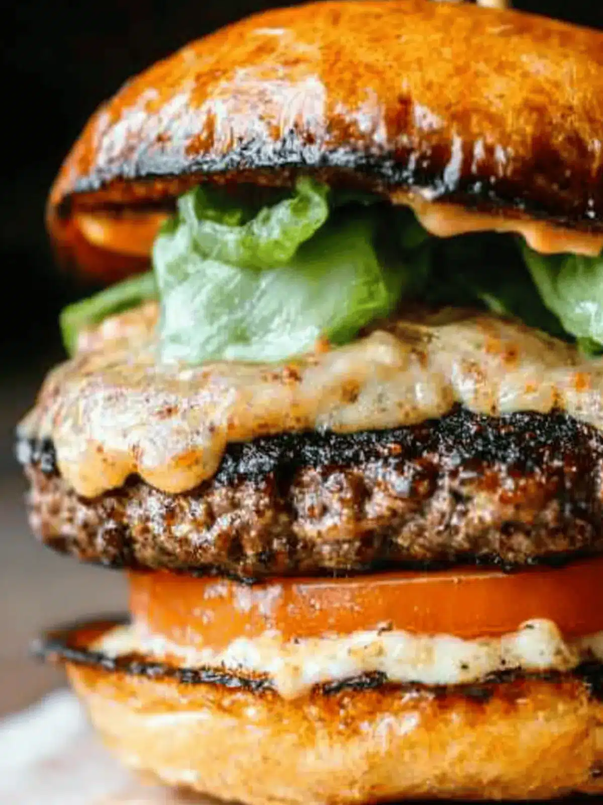 Rapscallion Burger with Pimento Cheese