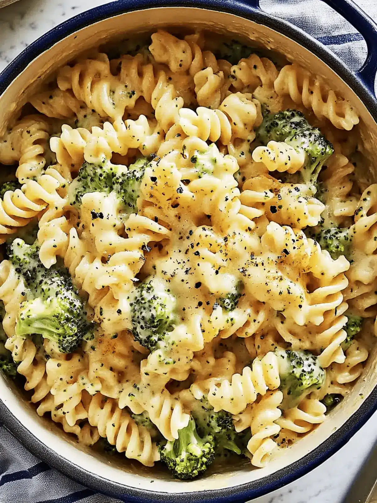 One-Pot Broccoli Cheese Pasta