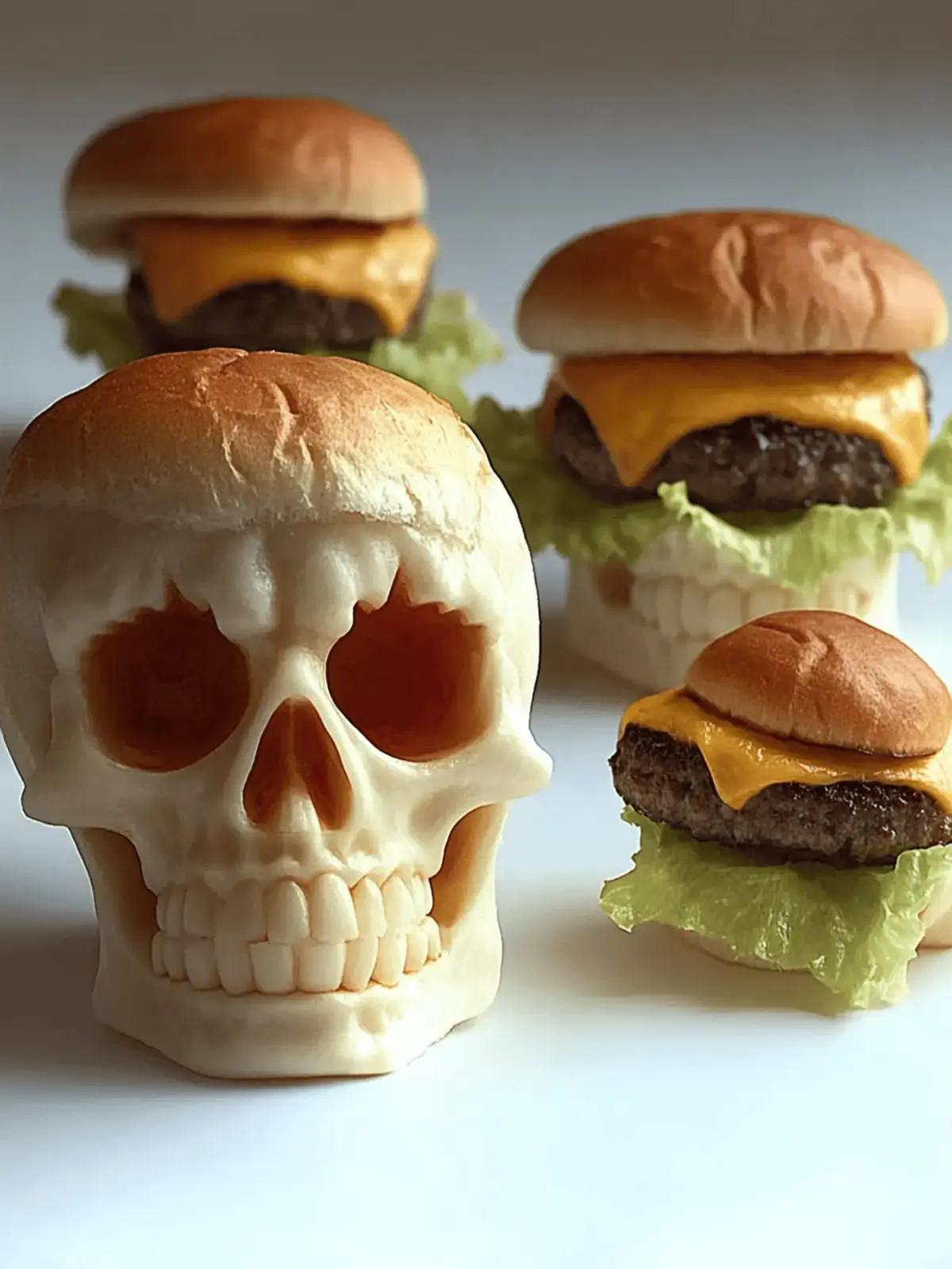 Cheeseburger Skulls