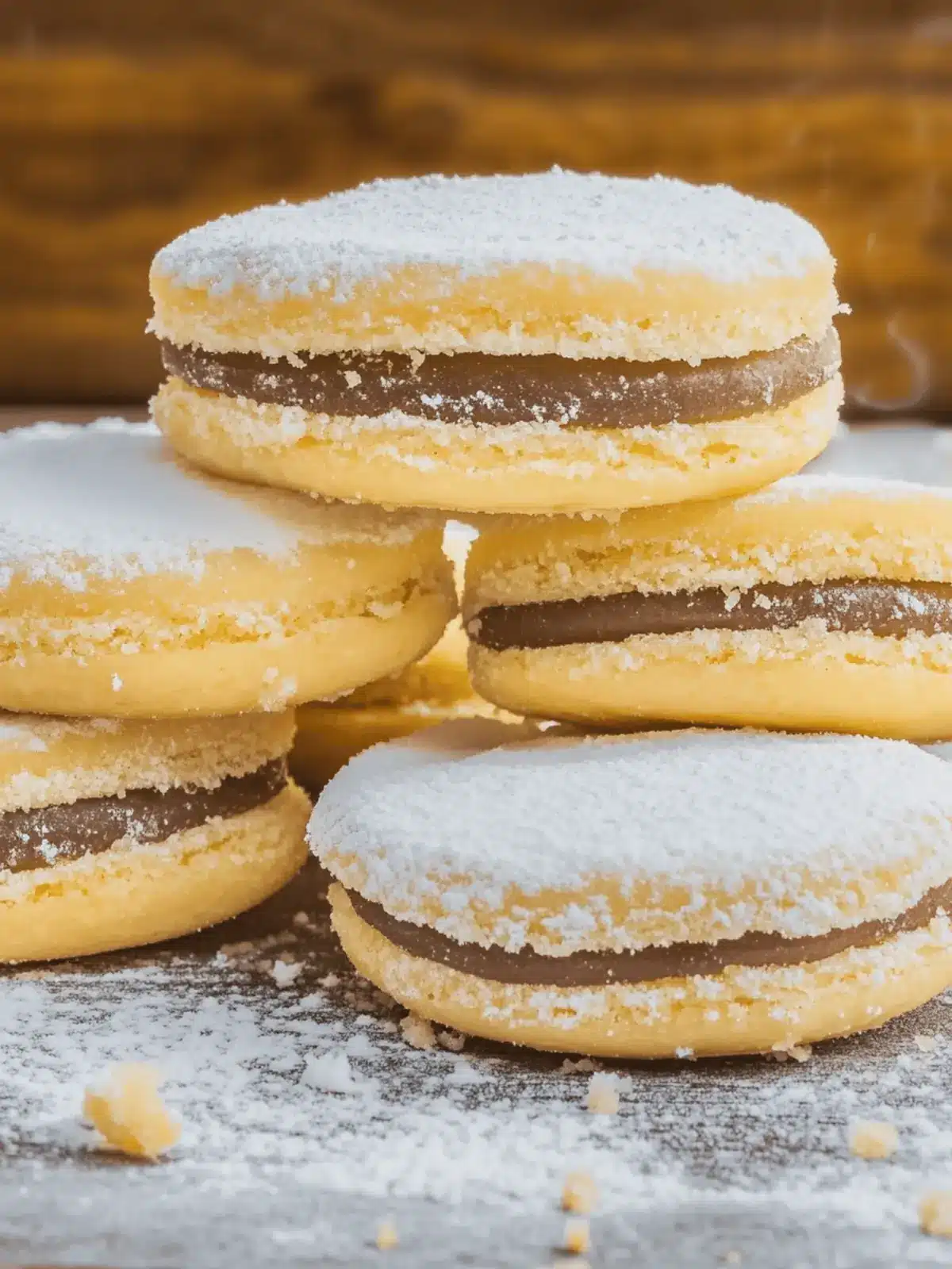 Traditional Cornstarch Alfajores: Melt-in-Your-Mouth Bliss 2 Traditional Cornstarch Alfajores