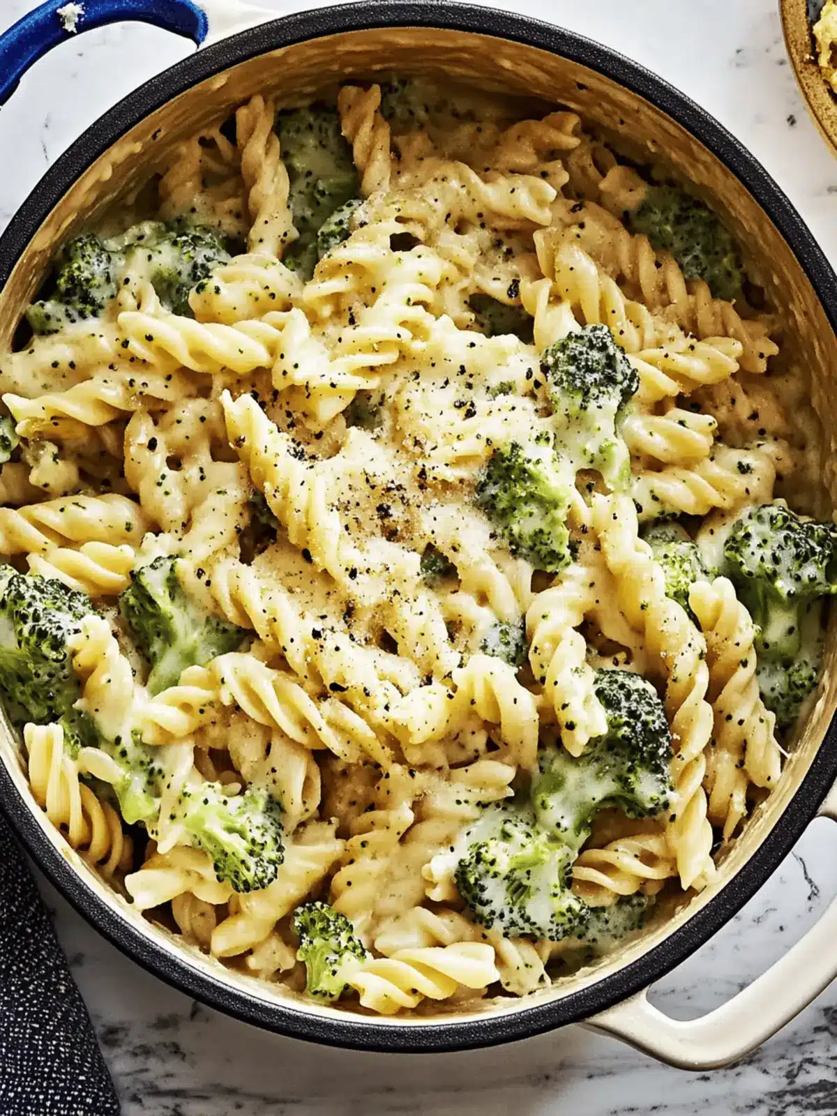 One-Pot Broccoli Cheese Pasta