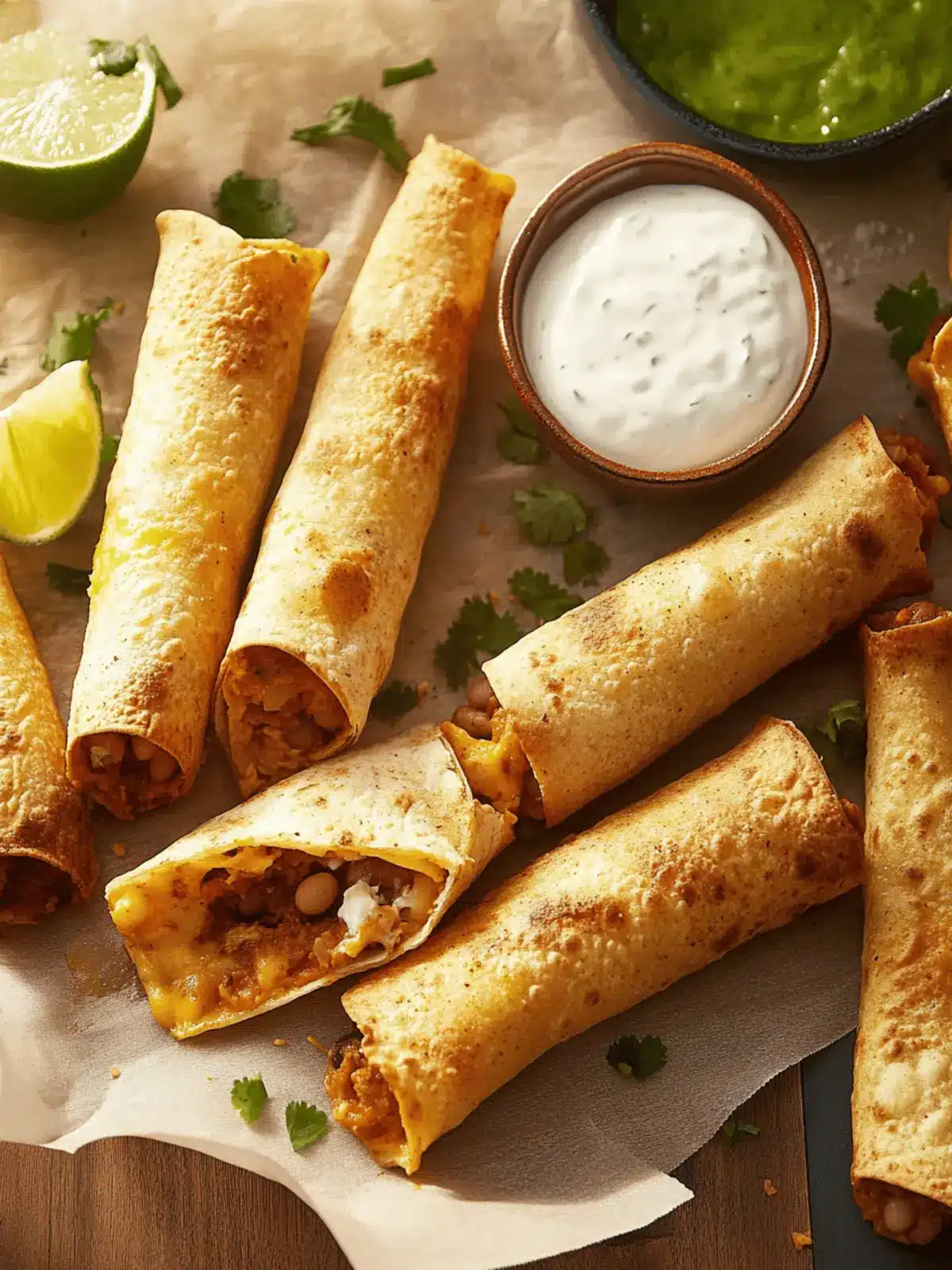 Bean & Cheese Taquitos