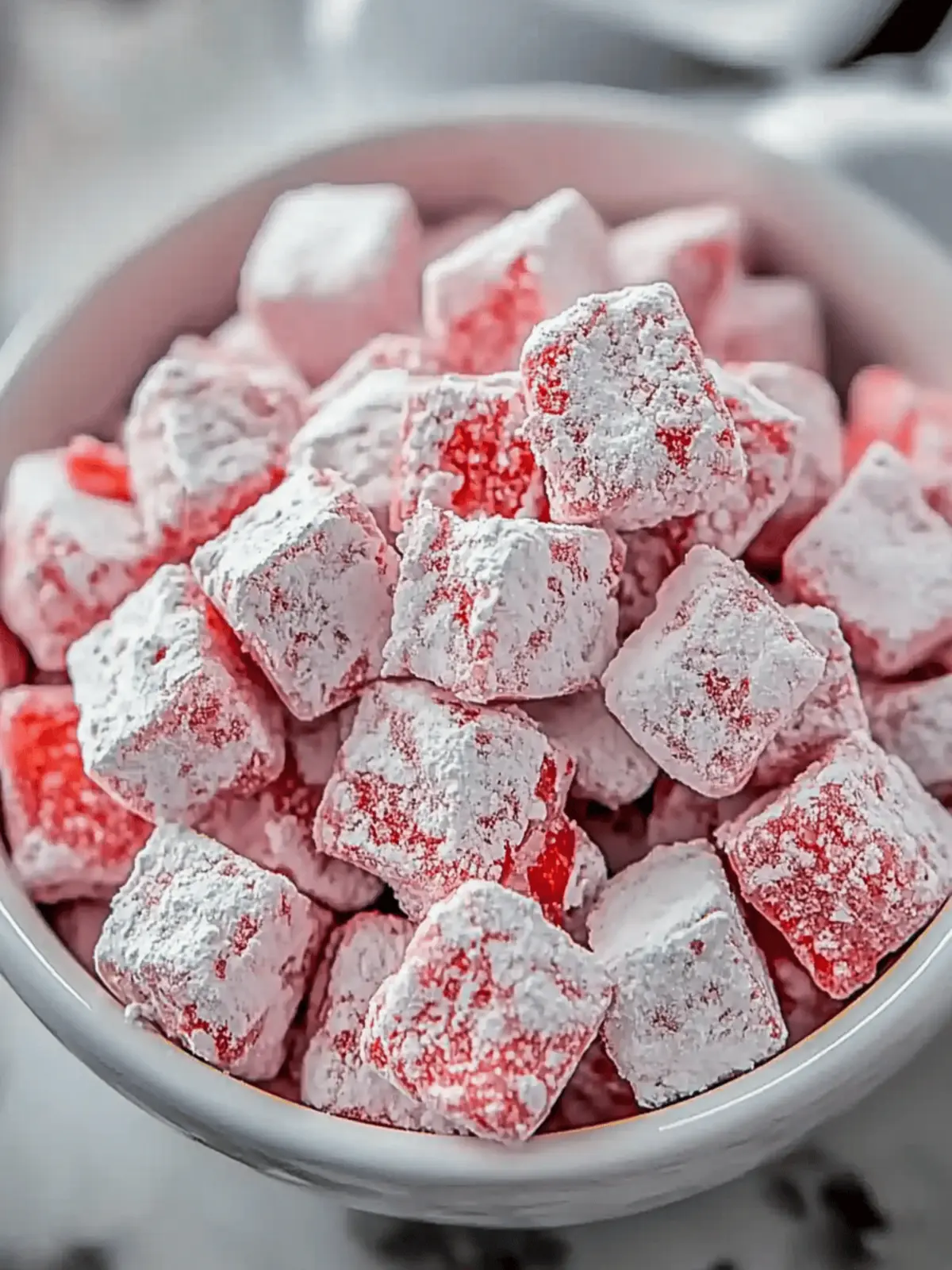 Strawberry Shortcake Puppy Chow