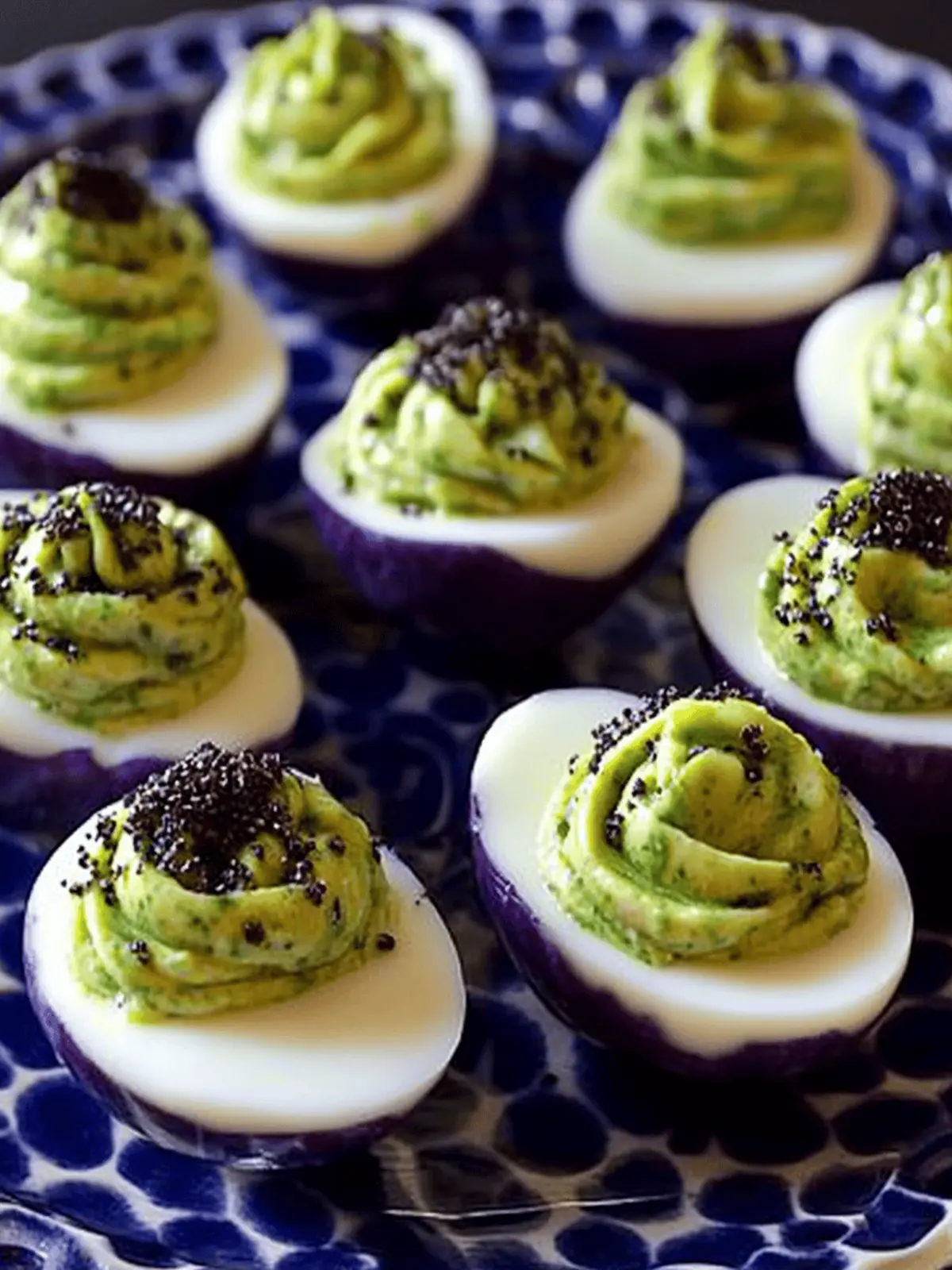 Deliciously Rotten Deviled Eggs