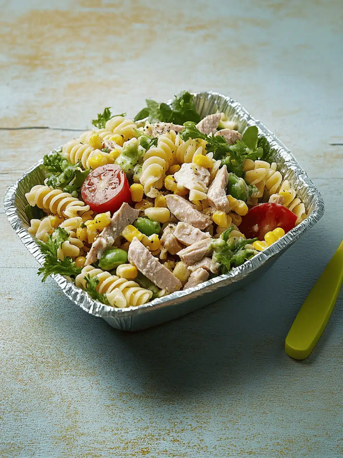 Tuna and sweetcorn pasta salad
