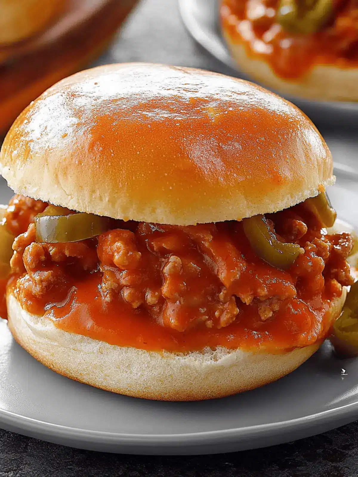 Slow-Cooked Turkey Sloppy Joes