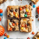 Halloween Candy Cookie Bars