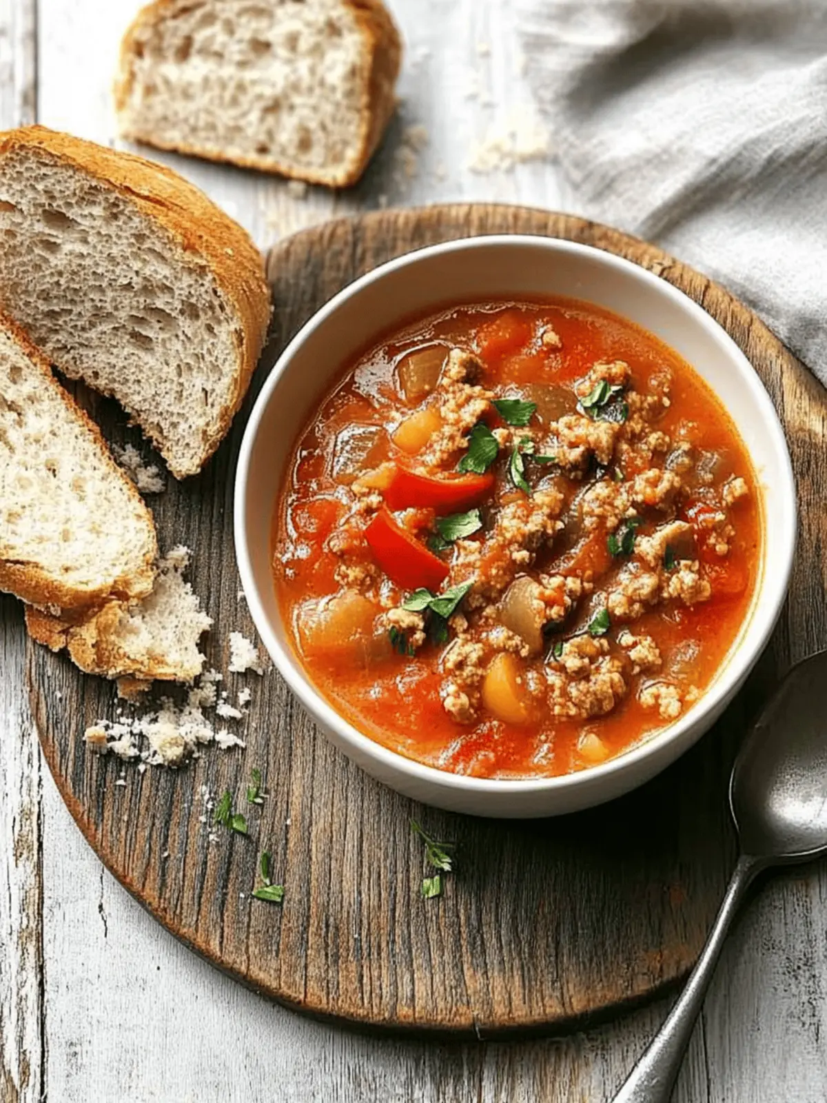 Comforting Stuffed Pepper Soup Ready in Under 1 Hour 3 Stuffed Pepper Soup