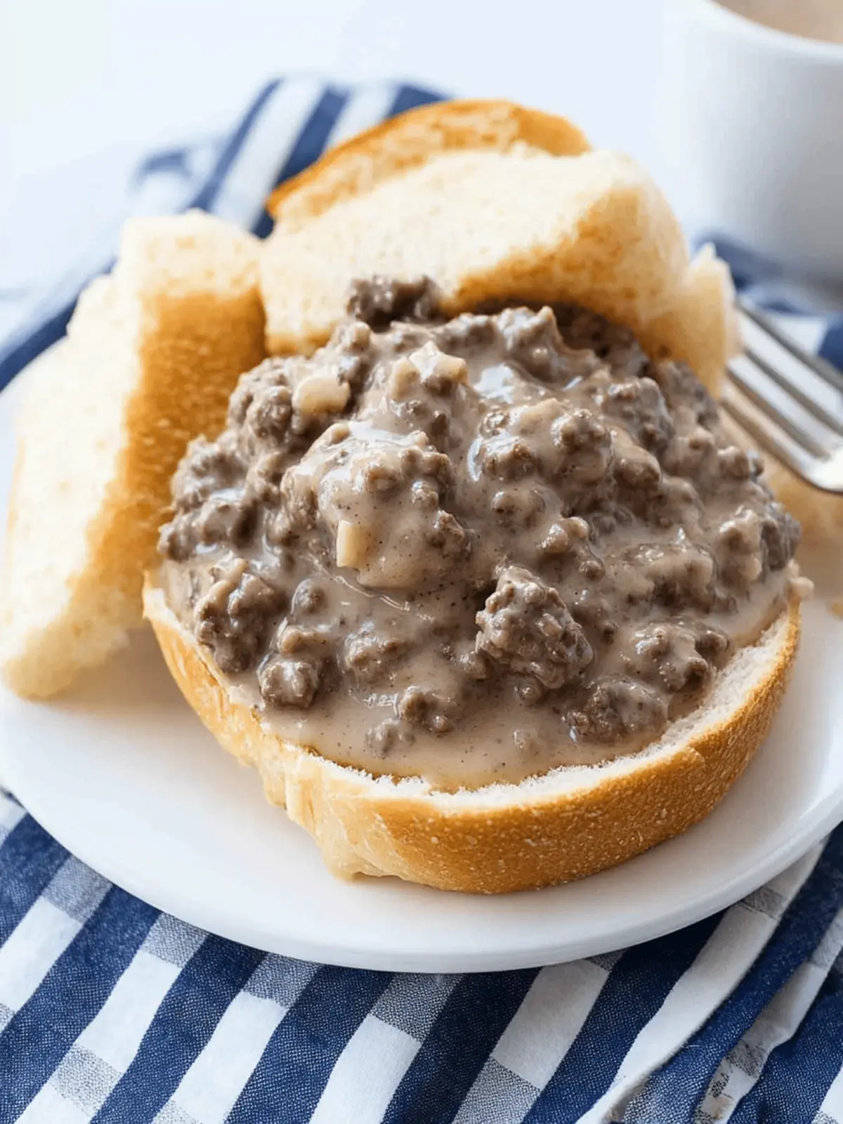 S.O.S. (Creamy Hamburger Gravy)