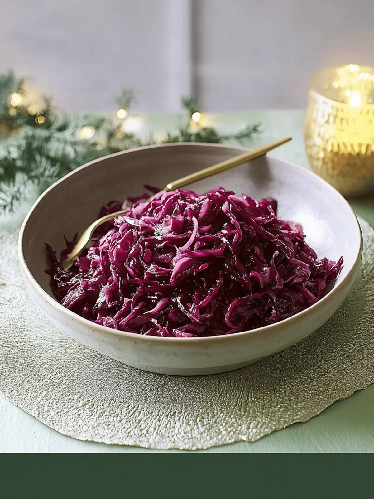 Delicious Braised Red Cabbage for Effortless Holiday Feasts 4 Braised red cabbage