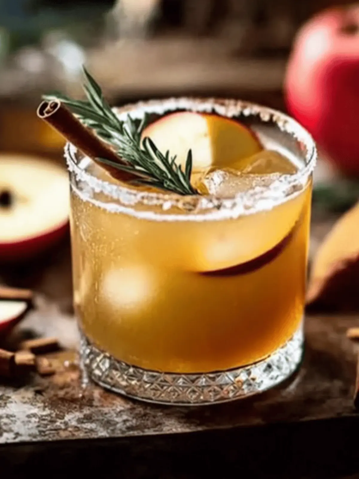 Smoky Harvest Apple Cider Margarita